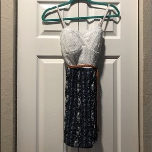 NWOT Small Lily Rose Belted Fit & Flare Dress